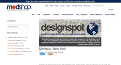 Desktop Screenshot of designspotblog.com